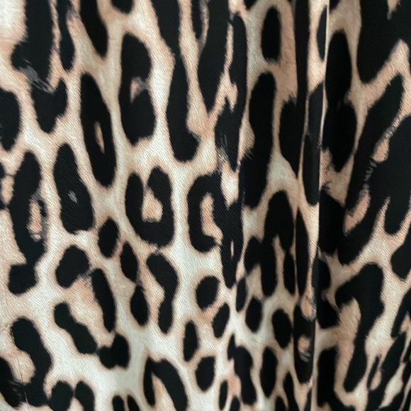 Spense Leopard Pleated Dress with 3/4 Sleeve | 14 - Picture 6 of 8